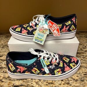 Vans x SpongeBob Authentic Comfy Crush Alohabob Shoe US Men's Sz. 13 VN0A3WM7YZ1
